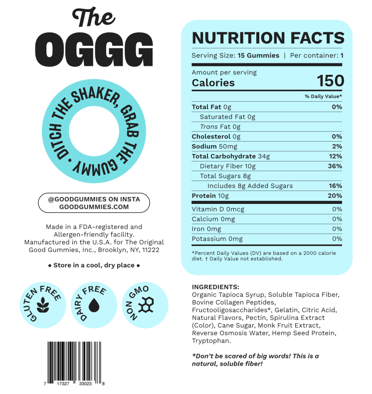 Blue Raspberry nutrition facts